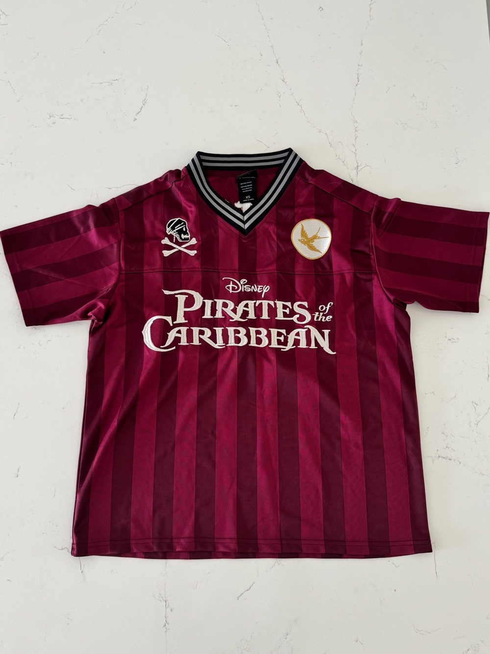 Disney Pirates of the Caribbean Jack Sparrow Football Jersey BoxLunch XS